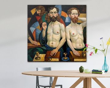 The last supper II by Ad Peerdeman