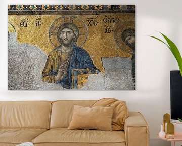 Jezus Christus als Pantokrator van Peter Schickert