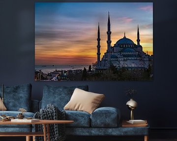 Blue Mosque Istanbul by Peter Schickert