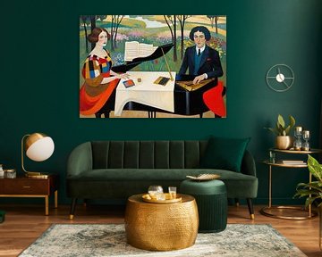 Piano romance III by Ad Peerdeman