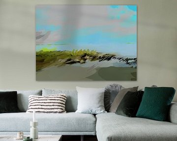 Landschap - Aanslibbing.