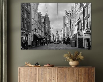 Reguliersbreestraat, Amsterdam van Framed by Elisabeth