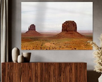 Zicht op Monument Valley van Sander Meijering