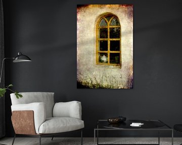 Mühlenfenster mit Teekanne von Dieter König