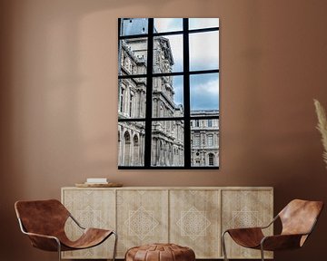 Uitzicht vanuit het Louvre van Nicole Schmidt
