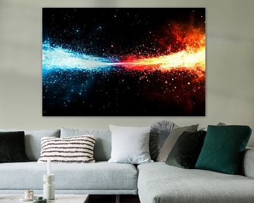Botsing van kleuren en energie van Art & Soul Creations