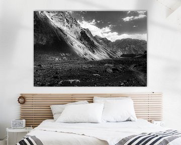 Maanlandschap Shimshal Vallei Noord Pakistan van Perspective