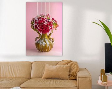 Roze Hortensia van Sjoukje Buitenhuis
