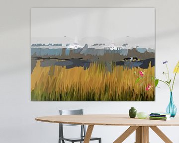 Abstract landschap - Veerdienst.