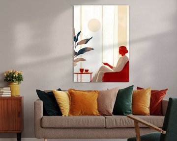 Woman life minimal art talking by JBJart Justyna Jaszke