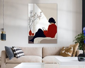 Woman life minimal art ebook by JBJart Justyna Jaszke