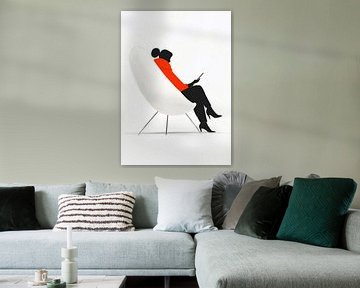Woman life minimal art relax by JBJart Justyna Jaszke