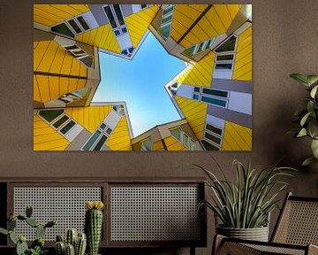 Kubuswoningen in Rotterdam uniek woonarchitectuurproject van Sjoerd van der Wal Fotografie