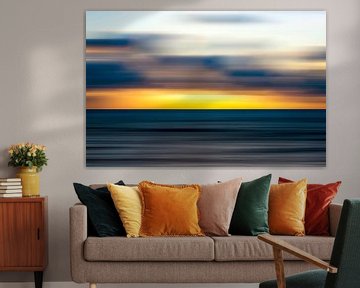 Warm Horizon Coastal Abstract by Joseph S Giacalone Photography