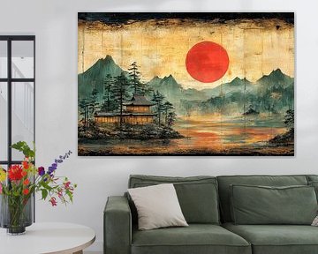 japanese art landscape