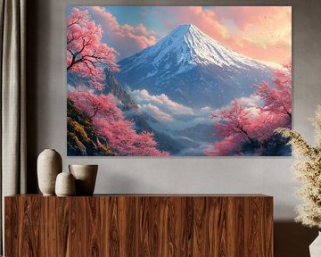 Japanese art mount Fuji