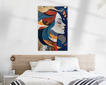 Dreamy Portrait by Eye catching paintings