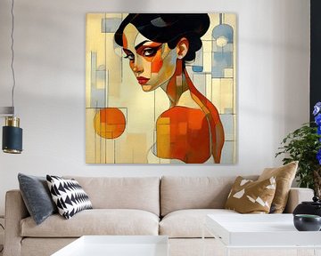 Women's portrait by Wonderful Art