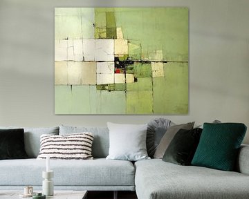 Groene Abstractie van Zen en Meer