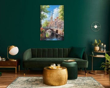 Impression of Amsterdam by Abstract Painting