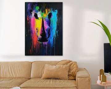 Color Cascade by Wonderful Art