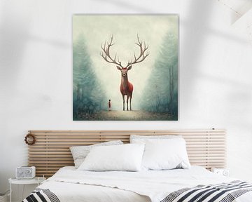 Minimaal hert van Aloke Design