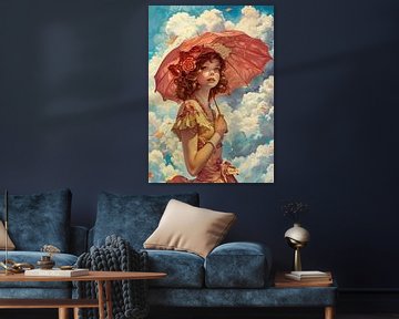 Women's portrait by Abstract Painting