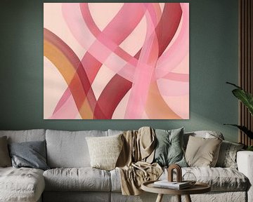 Zacht abstract schilderij van Modern Collection