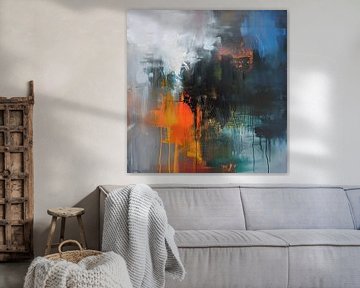 Oranje Blauw | Whisper of Warmth and Calm van Modern Collection