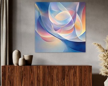 Golven | Pastelkleurige Vloeiende Vormen van Modern Collection