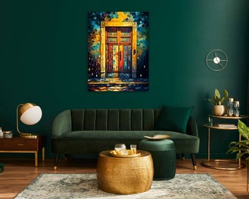 De poort naar fantasie: kleurenspel uit Mexico van Artshop