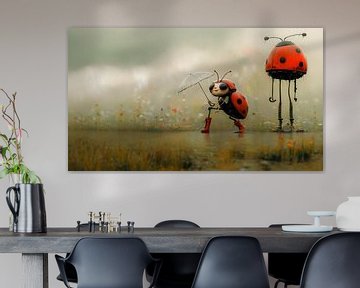 Mariechen's first encounter with an alien by Heike Hultsch