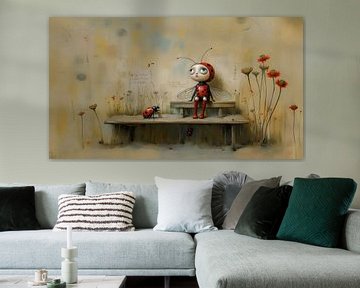 Mariechen is waiting for her boyfriend by Heike Hultsch