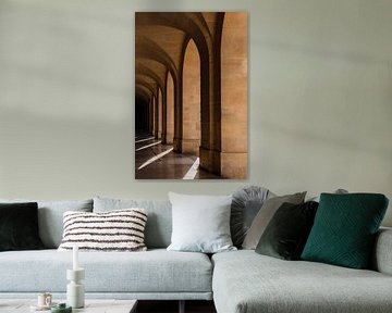 Franse zuilen galerij - Klassieke architectuur Parijs van Bas Verburg