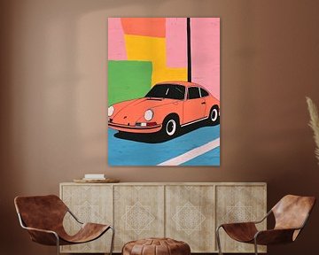 Pop Porsche Dream van Franka Poulain