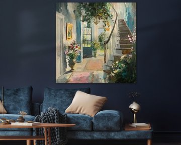South of France in the style of Matisse by Niklas Maximilian