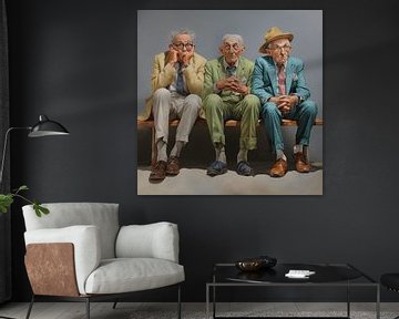 Leeftijd Wijsheid Levenservaring Humor Vriendschap Leven van gm_designs