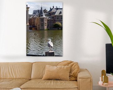 Das Türmchen auf dem Hofvijver in Den Haag, Niederlande von Frans Rombout