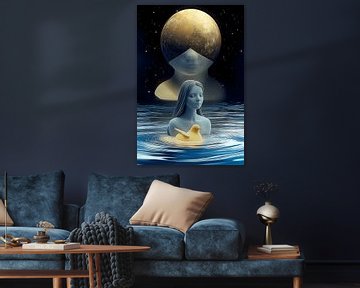 Hemelse reflectie van Vythryd Arts