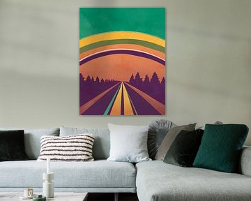 Reis naar de zonsondergang 5 van Tanja Udelhofen