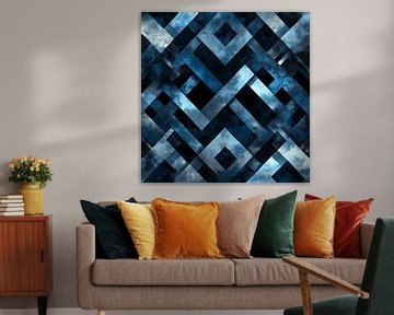 Het gefragmenteerde mozaïek van de nacht van Niphion Art