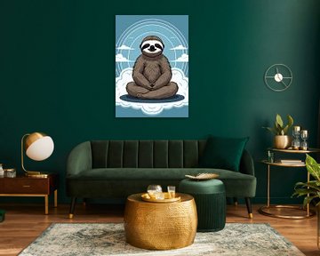 Luiheid in meditatie van Rizal Azhari