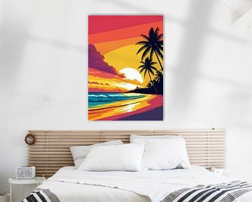 Gouden strand van Rizal Azhari