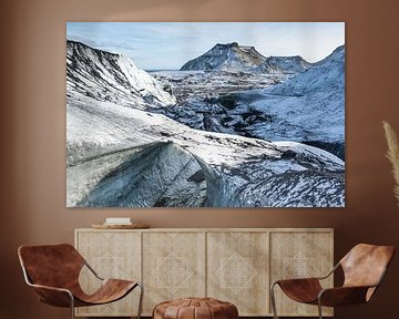De Katla en de Mýrdalsjökull gletsjer op IJsland van KC Photography