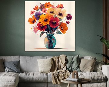 Flowers in a vase