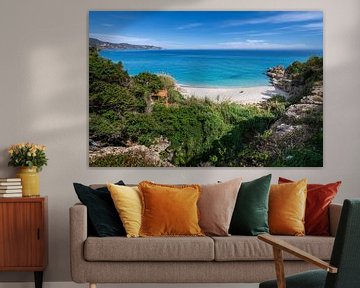Lonely beach in Andalusia on the Costa Del Sol by Voss photography