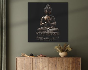 Meditative Buddha - the power of silence by Vlindertuin-Art