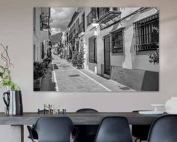 Marbella in Andalusië van Manfred Voss, Zwart-Wit Fotografie