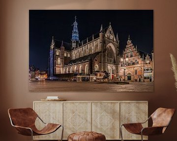 Sint-Bavokerk & Frans Halsmuseum in Haarlem van Jeroen de Jongh Fotografie