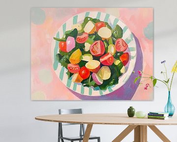 Fresh salad | salad platter by Wonderful Art